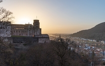 Castle in front of Heidelberg Germany