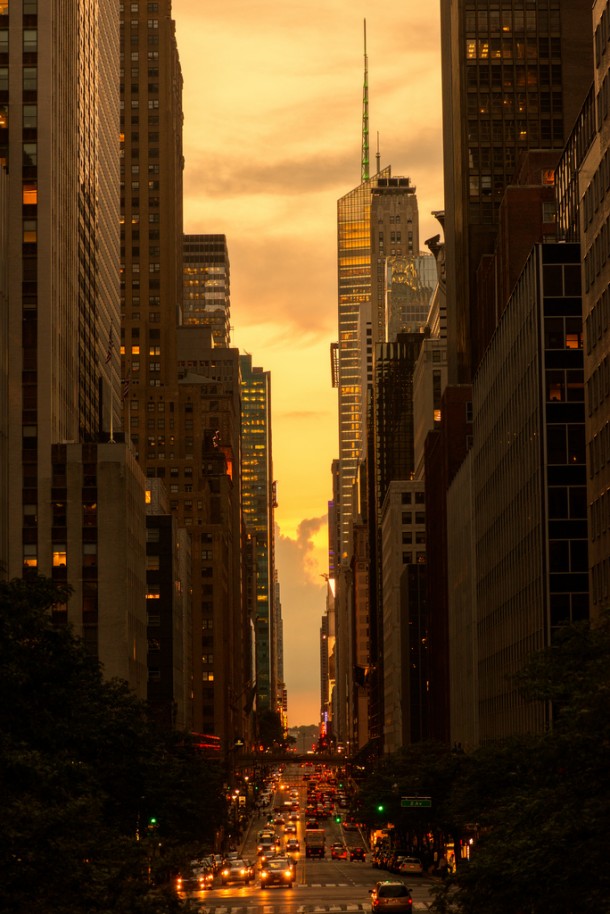  42th St New York by Sunset Noir