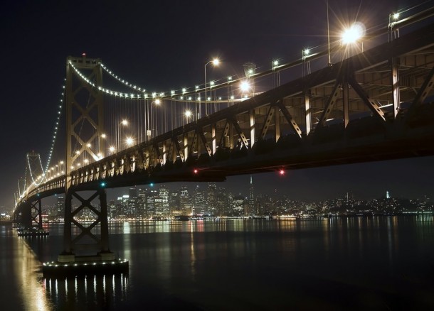  A Night Under The Bay Bridge San Francisco