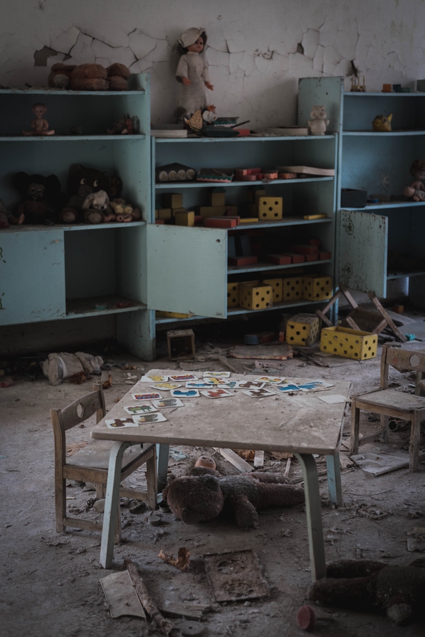  Abandoned Kindergarten Classroom in Pripyat taken by me