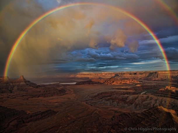  Degree Rainbow Dead Horse Point Moab Utah 