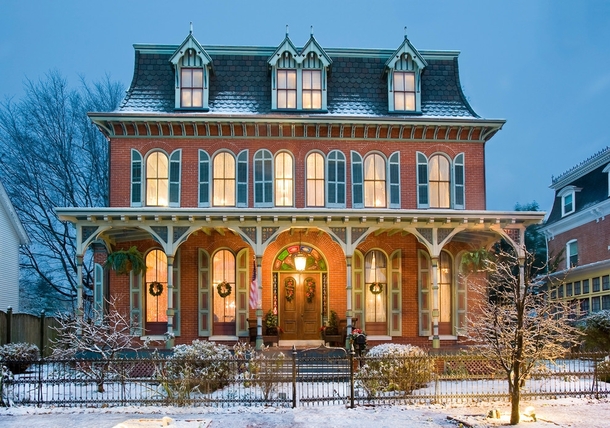  French-inspired Second Empire Victorian Mansion renovated  - Middletown Delaware 