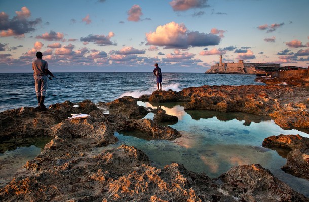  Havana Cuba   Kah Kit Yoong  Fishermen at sunset
