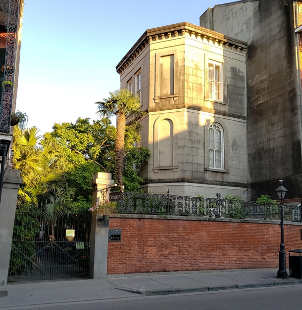  I couldnt find the year build or the architect but according to the cafes website this was once part of the row of houses that was owned by the parents of the woman who would become the st American Princess of Monaco