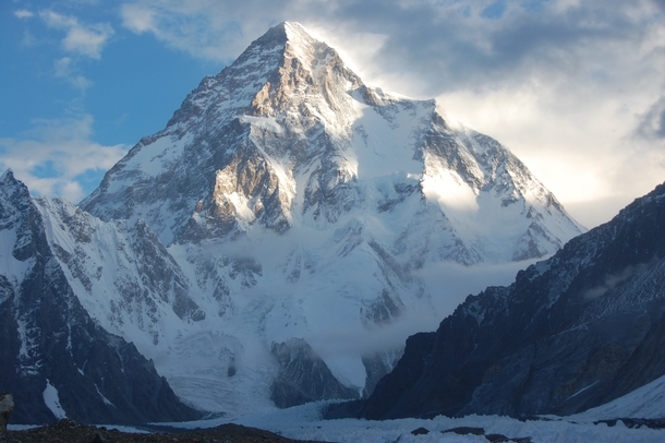  K the worlds next highest mountain after Mount Everest