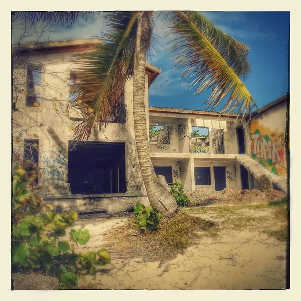  months ago I explored this site for you guys Google took one of my pictures and enhanced it so I wanted to share it album in comments Abandoned Hotel Le Galion Baby Beach St Maarten