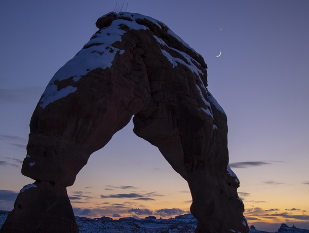 Moon over Delicate Arch Arches National Park Moab Utah IG larrydcurtis_photography