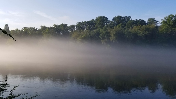  Morning Fog on the Hootch in Roswell GA