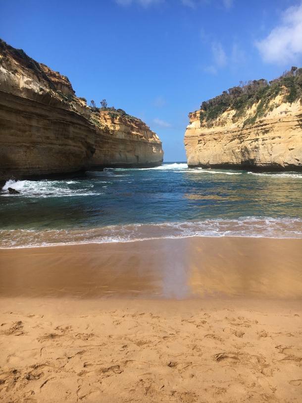  My personal getaway hidden beneath the cliffs Great Ocean Road Victoria Australia