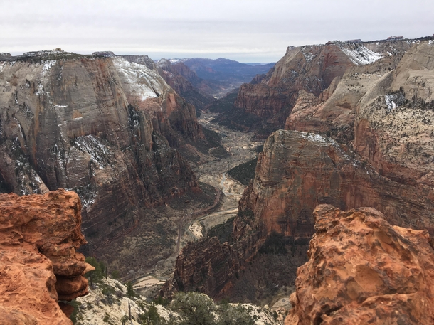 Observation Point at Zion National Park in  I felt like I was dreaming Absolutely breathtaking