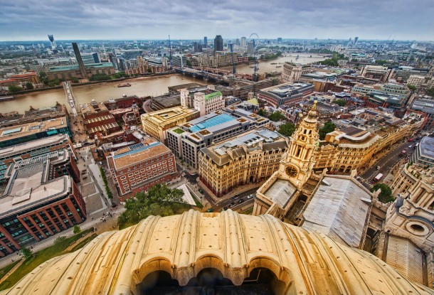  Old London From Above by Stuck in Customs