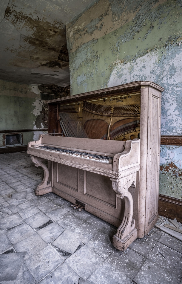  Piano in an Asylum Slated for Demolition 