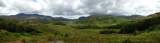  shades of Green in Co Kerry Ireland Panorama 