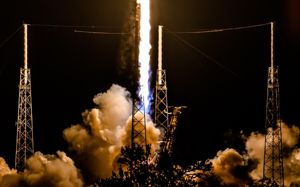  SpaceX Merah Putih Telkom- lights up Cape Canaverals SLC album in comments