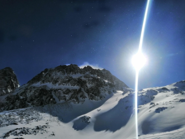  Stubai Glacier Tyrol Austria - wind-blown powder snow looks like stars x