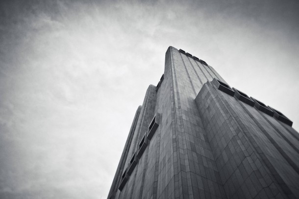  Thomas Street in Manhattan is one terrifying monolith of a building By John Carl Warnecke 