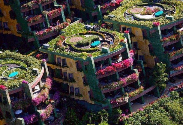 A botanical apartment complex in Thailand 