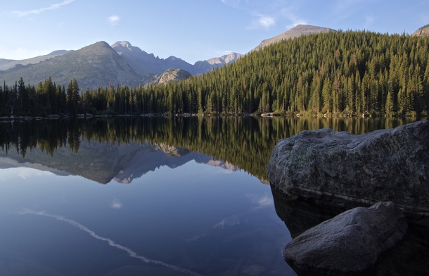 A Calm Morning at Bear Lake Colorado 