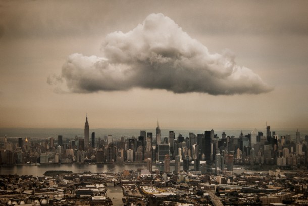 A cloud over Midtown Manhattan 