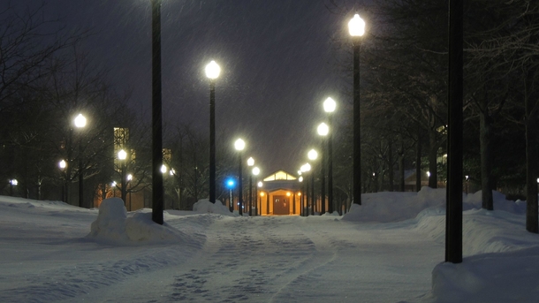 A Cold Northern Illinois University Winter 