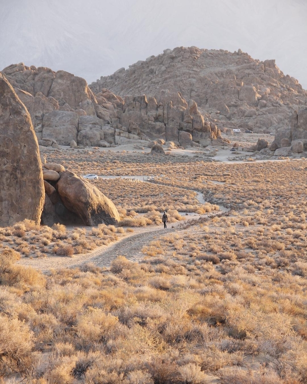 A day of many firsts My first time in Alabama Hills disperse campingand my first flat D 