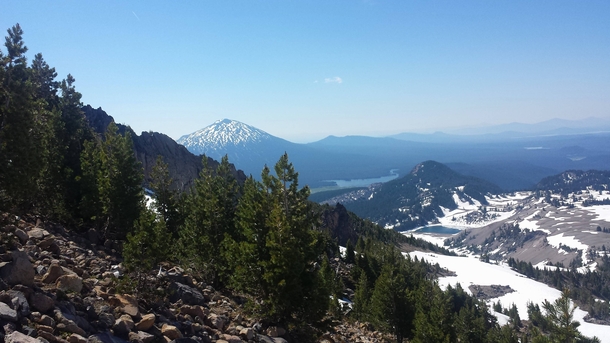 A look back at Mt Bachelor South Sister OR OC