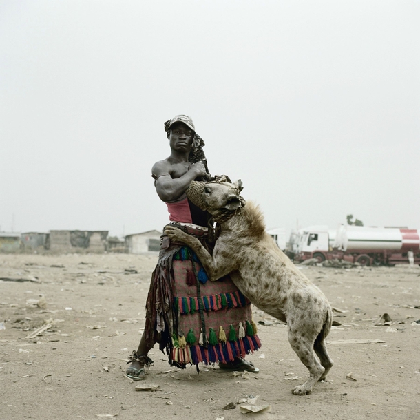 A Man And A Hyena 
