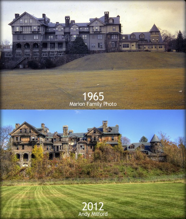 A mansion then and now 