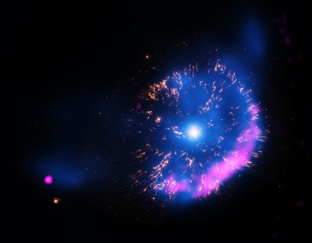 A mini supernova captured by NASAs Chandra X-Ray Observatory 