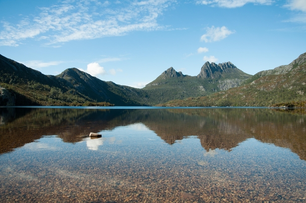 A perfect day at Cradle Mountain Tasmania Australia - World Heritage Area 