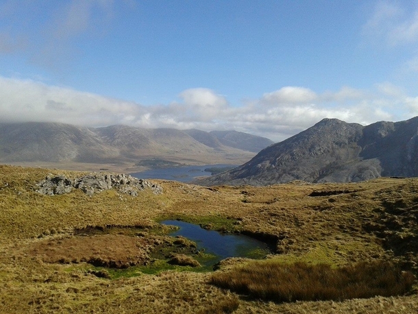 A picture I took while climbing Ben Baun in CoGalway Ireland 