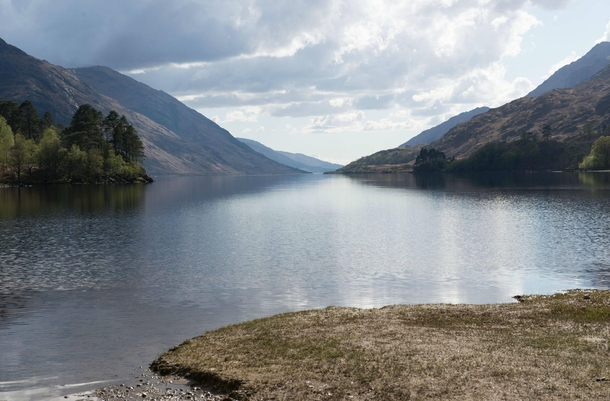 A serene day at Loch Shiel Scotland 