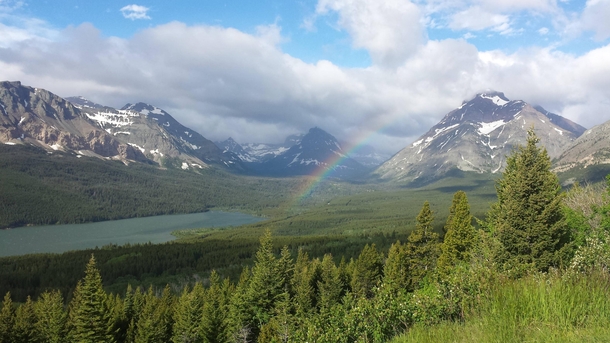A stunning overlook in Glacier National Park 