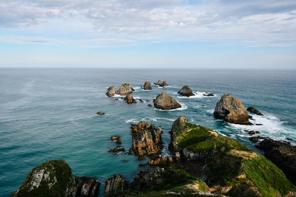 A stunning view at Nugget Point New Zealand 