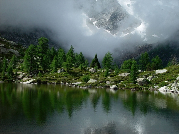 A subalpine lake in the Goms district of the Swiss Alps  by Josef Stuefer