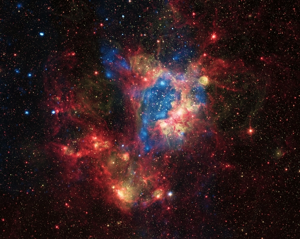 A surprising superbubble - the star-forming region LHA -N 
