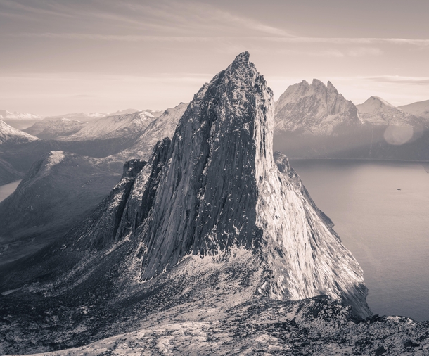 A very interesting mountain This is Segla in Senja Norway 