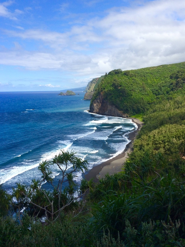 A view I captured yesterday on my hike to Pololu HI 
