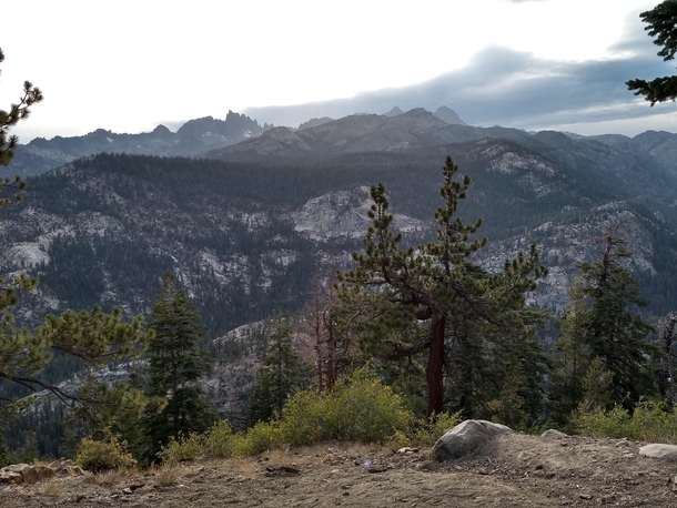 A view I saw while heading down to Devils Postpile in Mammoth Mountain 