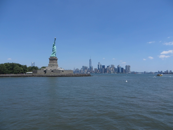 A View of the New York Harbor 