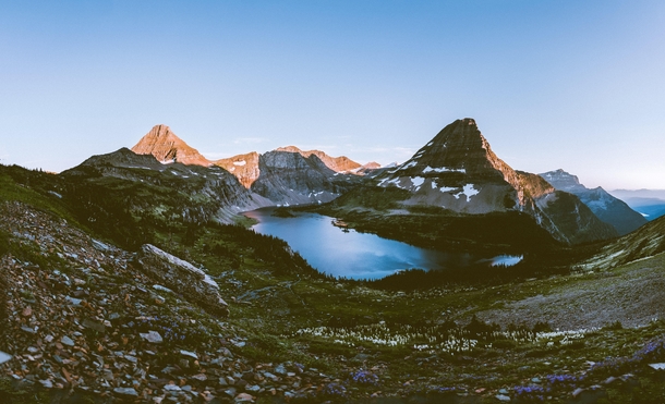 A whole bowl of beautiful mountains Glacier National Park last summer  by danielbenjaminphoto
