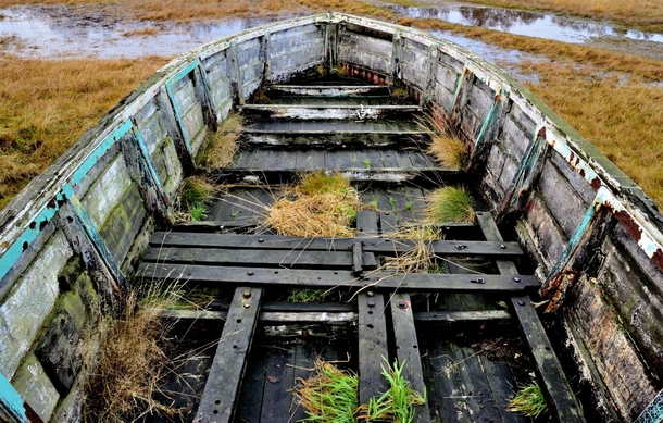 Abandon fishing boat