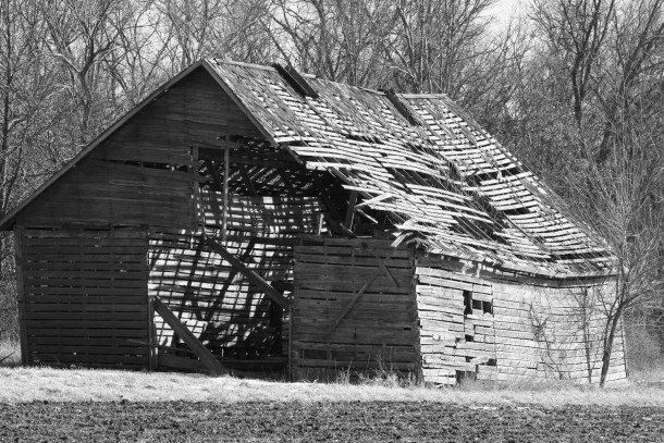 Abandoned barn in rural Illinois  x 
