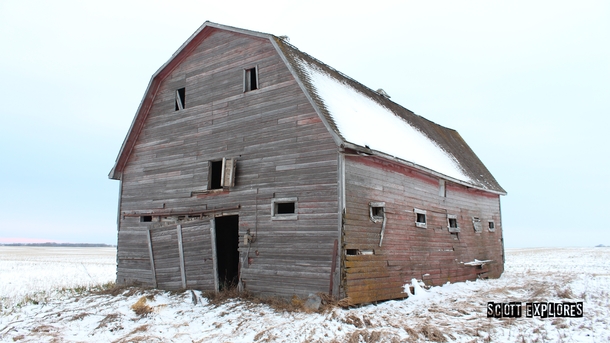 Abandoned Barn in Saskatchewan Canada 