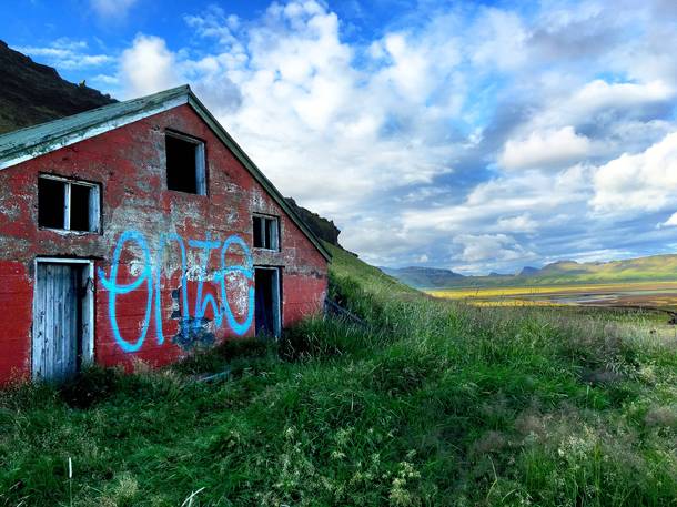 Abandoned barn near Loftsalahellir Cave in Iceland album in comments