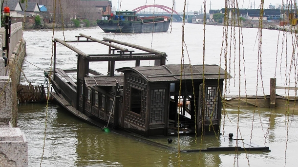 Abandoned Boat Suzhou China 