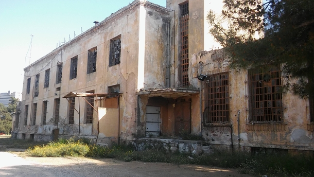 Abandoned Bread Factory in Athens Greece 