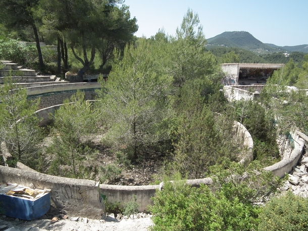 Abandoned Bullfighting arena in Ibiza Spain Photo by Thomas Clark 