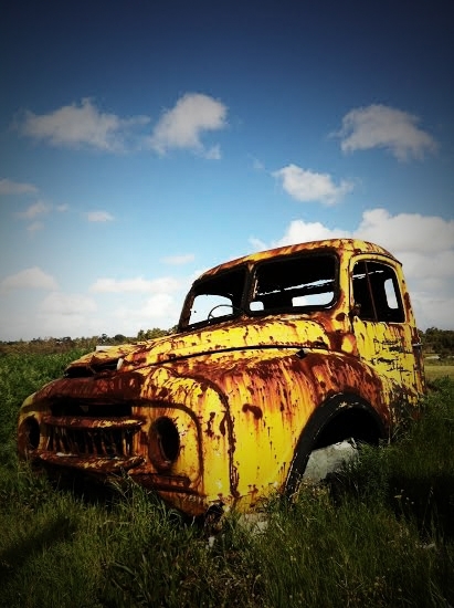 Abandoned Car Taken with Iphone  by Matthew Schneider Found near Lake Goollelal Perth 