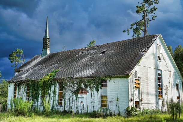 abandoned church at Floridas infamous Dozier School for Boys